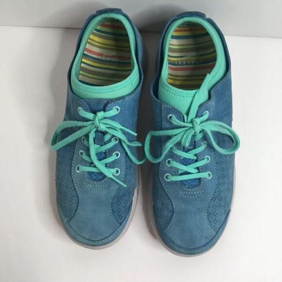 DANSKO ELISE SUEDE LACE-UP WALKING SHOE SNEAKER - Picture 4 of 12